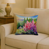Idaho Syringa in Watercolor Throw Pillow 18" x 18" DAC1646 product image at NuMercy 2