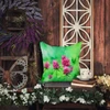 Vermont Red Clover in Watercolor Throw Pillow 18" x 18" product image at NuMercy 5