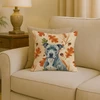 Blue American Staffordshire Terrier Heirloom Fall Throw Pillow 18" x 18" product image at NuMercy 2