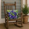 Rhode Island Violets in Watercolor Throw Pillow 18" x 18" product image at NuMercy 4