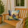 Montana Bitterroot in Watercolor Throw Pillow 18" x 18" DAC1679 product image at NuMercy 3