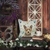 Norwich Terrier Coastal Sea Glass Throw Pillow 18" x 18" product image at NuMercy 5