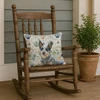 Blue Heeler Australian Cattle Dog Coastal Sea Glass Throw Pillow 18" x 18" product image at NuMercy 4