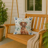 Liver Pointer Coastal Sea Glass Throw Pillow 18" x 18" product image at NuMercy 3
