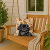Black Pekingese Heirloom Fall Throw Pillow 18" x 18" product image at NuMercy 3