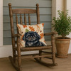 Black Pekingese Heirloom Fall Throw Pillow 18" x 18" product image at NuMercy 4