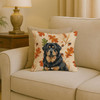 Black and Tan Tibetan Mastiff Heirloom Fall Throw Pillow 18" x 18" product image at NuMercy 2