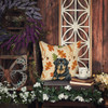 Black and Tan Tibetan Mastiff Heirloom Fall Throw Pillow 18" x 18" product image at NuMercy 7