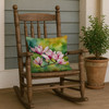 Mississippi Magnolia in Watercolor Throw Pillow 18" x 18" DAC1675 product image at NuMercy 4