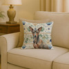 Xoloitzcuintli Coastal Sea Glass Throw Pillow 18" x 18" product image at NuMercy 2