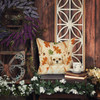 Cream Tibetan Spaniel Heirloom Fall Throw Pillow 18" x 18" product image at NuMercy 7