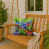Illinois Violet in Watercolor Throw Pillow 18" x 18" DAC1648 product image at NuMercy 3