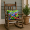Illinois Violet in Watercolor Throw Pillow 18" x 18" DAC1648 product image at NuMercy 4