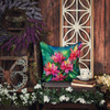 West Virginia Rhododendrons in Watercolor Throw Pillow 18" x 18" product image at NuMercy 5