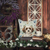 Parti-color Havanese Coastal Sea Glass Throw Pillow 18" x 18" product image at NuMercy 5