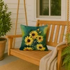 Kentucky Goldenrod in Watercolor Throw Pillow 18" x 18" DAC1657 product image at NuMercy 3