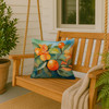 Florida Orange Blossom in Watercolor Throw Pillow 18" x 18" DAC1638 product image at NuMercy 3