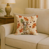 Wheaten Scottish Deerhound Heirloom Fall Throw Pillow 18" x 18" product image at NuMercy 2