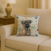 Brindle Mastiff Coastal Sea Glass Throw Pillow 18" x 18" product image at NuMercy 2