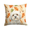 White Lhasa Apso Heirloom Fall Throw Pillow 18" x 18" product image at NuMercy
