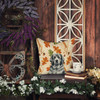 Gray Newfoundland Heirloom Fall Throw Pillow 18" x 18" product image at NuMercy 7