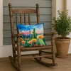 Arizona Saguaro Cactus Blossom in Watercolor Throw Pillow 18" x 18" DAC1626 product image at NuMercy 4