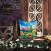 Arizona Saguaro Cactus Blossom in Watercolor Throw Pillow 18" x 18" DAC1626 product image at NuMercy 5