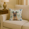 Belgian Malinois Coastal Sea Glass Throw Pillow 18" x 18" product image at NuMercy 2