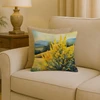 Kentucky Goldenrod in Watercolor Throw Pillow 18" x 18" DAC1656 product image at NuMercy 2