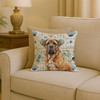 Neapolitan Mastiff Coastal Sea Glass Throw Pillow 18" x 18" product image at NuMercy 2