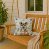 Brindle Akita Coastal Sea Glass Throw Pillow 18" x 18" product image at NuMercy 3