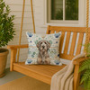 Grizzle and Tan Otterhound Coastal Sea Glass Throw Pillow 18" x 18" product image at NuMercy 3
