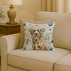 Spinone Italiano Coastal Sea Glass Throw Pillow 18" x 18" product image at NuMercy 2