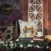 Tibetan Spaniel Coastal Sea Glass Throw Pillow 18" x 18" product image at NuMercy 5