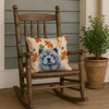 Blue Chow Chow Heirloom Fall Throw Pillow 18" x 18" product image at NuMercy 4