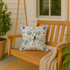 Dogo Argentino Coastal Sea Glass Throw Pillow 18" x 18" product image at NuMercy 3