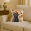 Black Neapolitan Mastiff Heirloom Fall Throw Pillow 18" x 18" product image at NuMercy 2