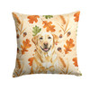 Yellow Labrador Retriever Heirloom Fall Throw Pillow 18" x 18" product image at NuMercy