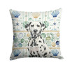 Dalmatian Coastal Sea Glass Throw Pillow 18" x 18" product image at NuMercy