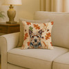 Norwich Terrier Heirloom Fall Throw Pillow 18" x 18" product image at NuMercy 2