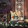 Black and White Shih Tzu Heirloom Fall Throw Pillow 18" x 18" product image at NuMercy 7