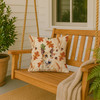 Miniature Bull Terrier Heirloom Fall Throw Pillow 18" x 18" product image at NuMercy 3