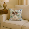 Liver and White Pointer Coastal Sea Glass Throw Pillow 18" x 18" product image at NuMercy 2