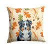 Black Australian Shepherd Heirloom Fall Throw Pillow 18" x 18" product image at NuMercy