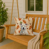 White American Staffordshire Terrier Heirloom Fall Throw Pillow 18" x 18" product image at NuMercy 3