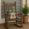 Shar Pei Christmas Poinsettias Throw Pillow 18" x 18" product image at NuMercy 4