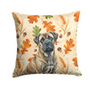 Brindle Mastiff Heirloom Fall Throw Pillow 18" x 18" product image at NuMercy