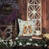 Blenheim Cavalier Spaniel Coastal Sea Glass Throw Pillow 18" x 18" product image at NuMercy 5