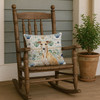 Fawn Whippet Coastal Sea Glass Throw Pillow 18" x 18" product image at NuMercy 4