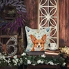 Red Cardigan Welsh Corgi Coastal Sea Glass Throw Pillow 18" x 18" product image at NuMercy 5